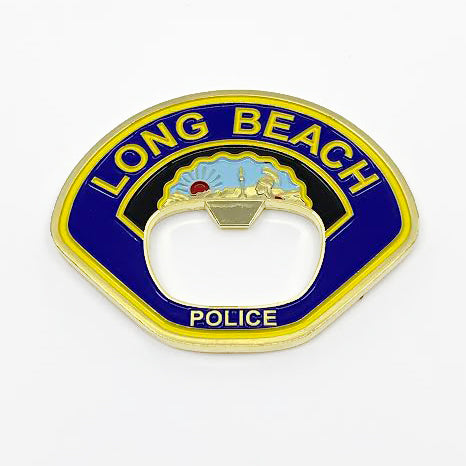 Long Beach Police Department Bottle Opener - Hero Custom Designs