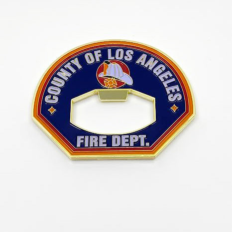 Los Angeles Fire Department Bottle Opener - Hero Custom Designs