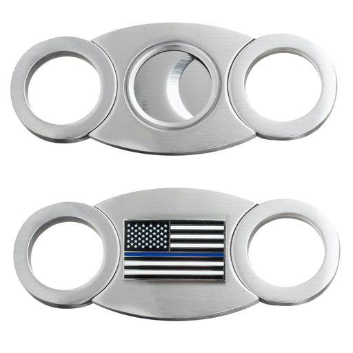 Thin Blue Line Cigar Cutter - Hero Custom Designs