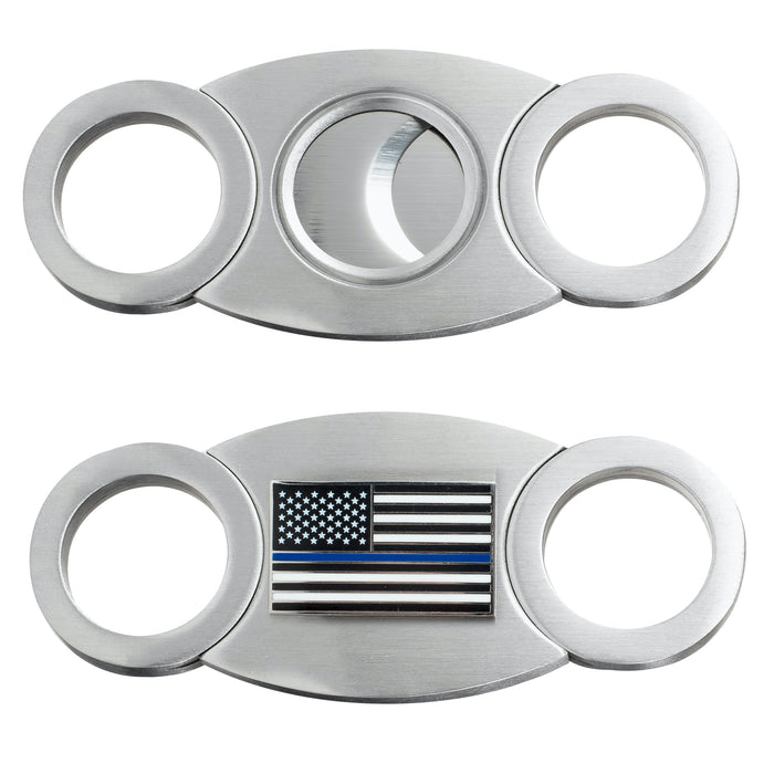 Thin Blue Line Cigar Cutter - Hero Custom Designs